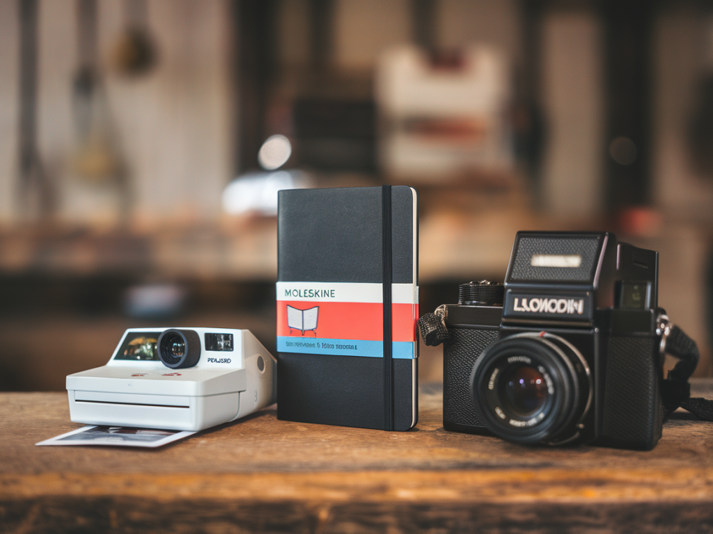 Quelle sélection d'objets low-tech (moleskine, polaroid, lomo) emporter pour relancer sa créativité en déplacement