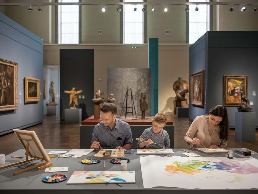 Comment transformer une visite de musée en atelier créatif pour toute la famille