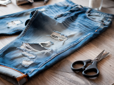 Comment réparer et customiser un jean facilement avec des techniques simples