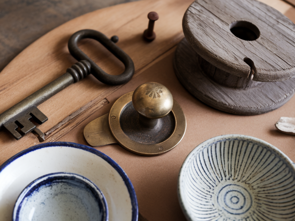 Comment créer en une heure un tableau d'inspiration tactile à partir d'objets trouvés en brocante